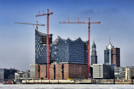 Die Elbphilharmonie in Hamburg.